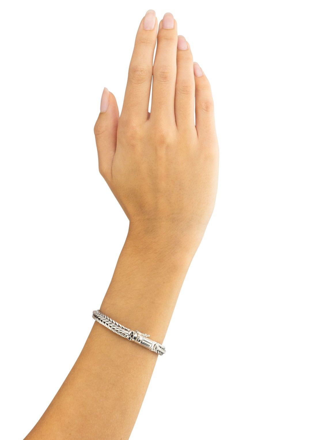 Buddha to Buddha Nurul XS schakelarmband van zilver - voorkant 2 zilver