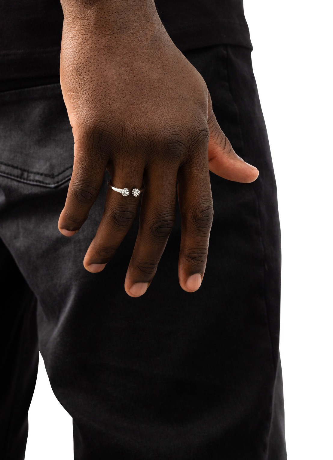 Buddha to Buddha Refined Katja ring van zilver - detail 4 zilver