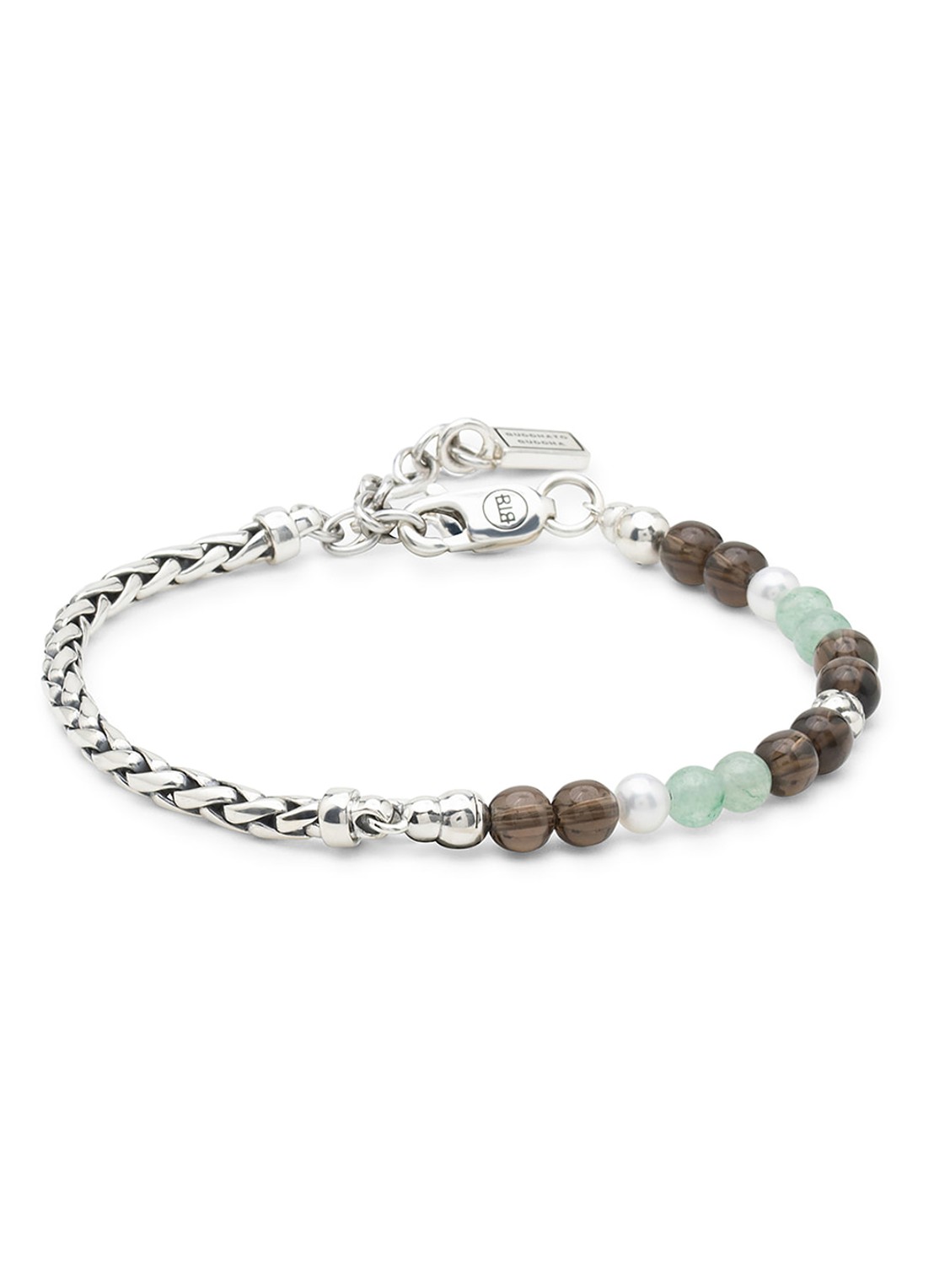Buddha to Buddha Spirit armband van zilver - voorkant 3 zilver