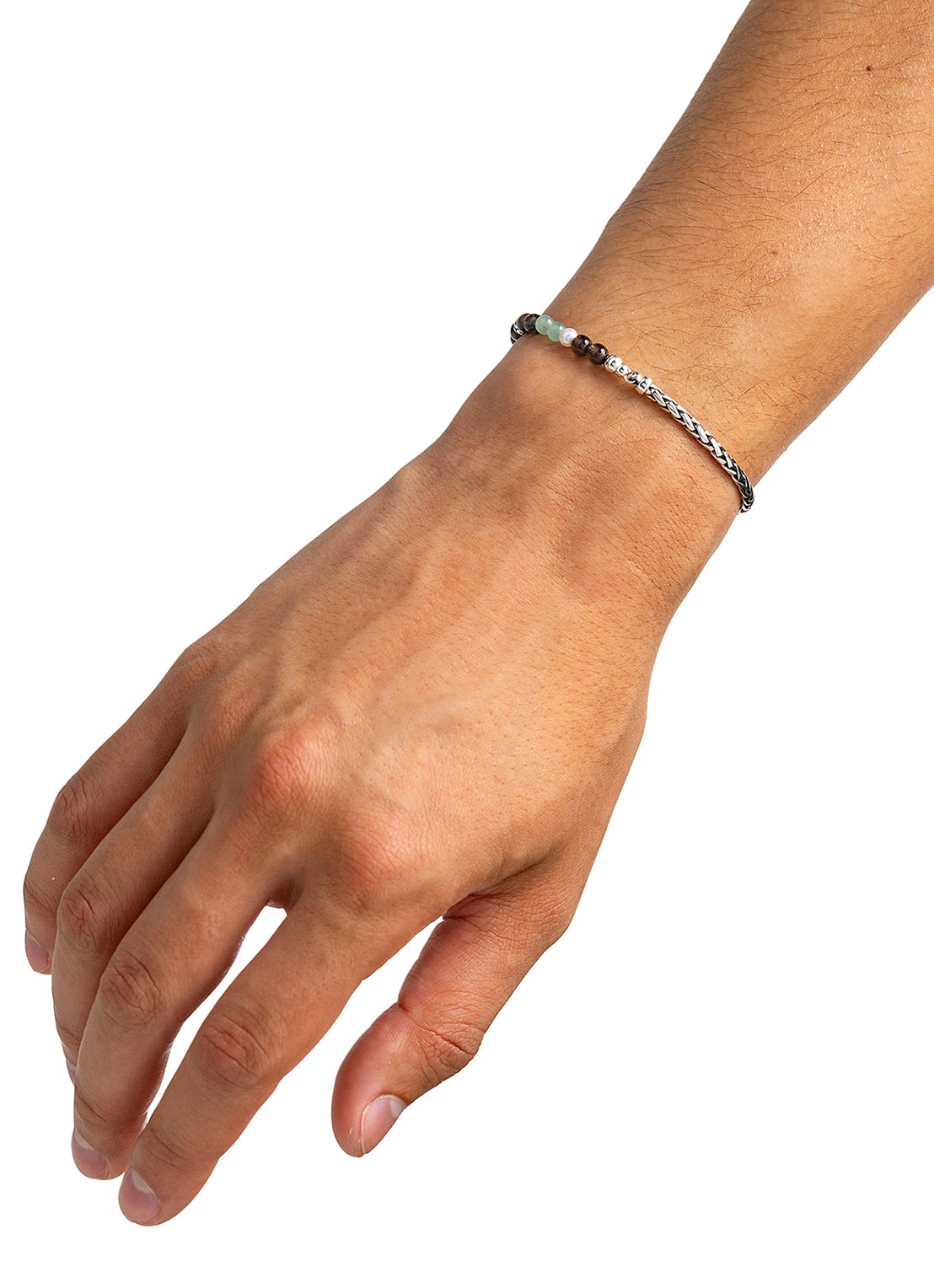 Buddha to Buddha Spirit armband van zilver - detail 2 zilver