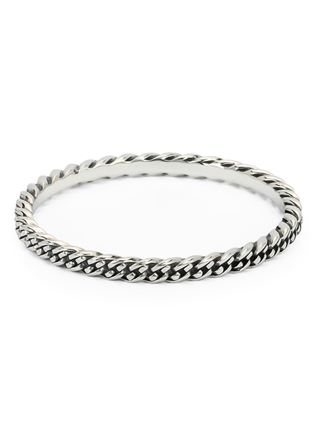 Buddha to Buddha Stacking Ring Nathalie Zilver - voorkant 3 zilver
