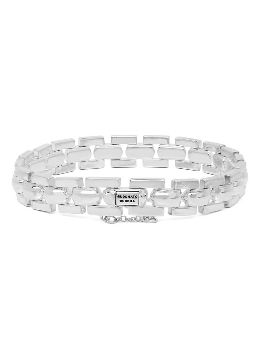 Buddha to Buddha The Batul Mini schakelarmband van zilver - voorkant 3 zilver