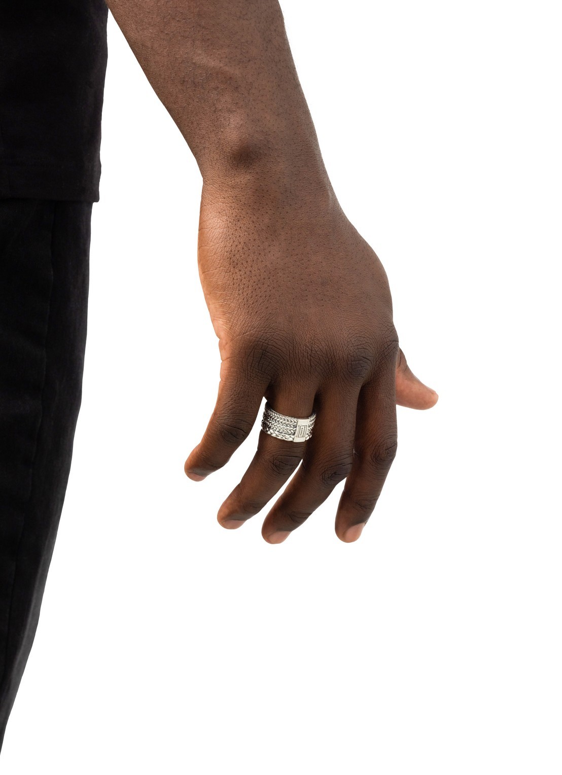 Buddha to Buddha Triple Mini ring van zilver - detail 4 zilver