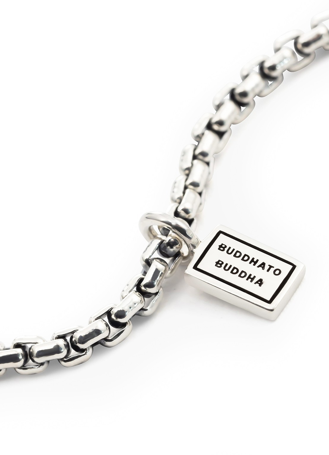Buddha to Buddha Venetian ketting van zilver - detail 2 zilver