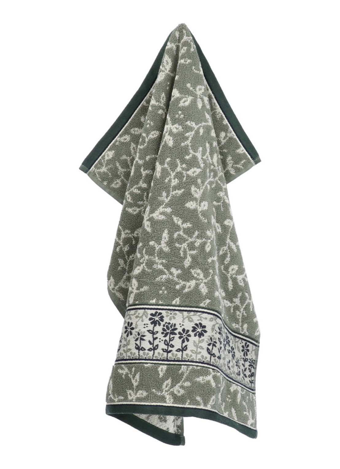 Bunzlau Castle Daydream keukendoek 53 x 60 cm  - voorkant groen