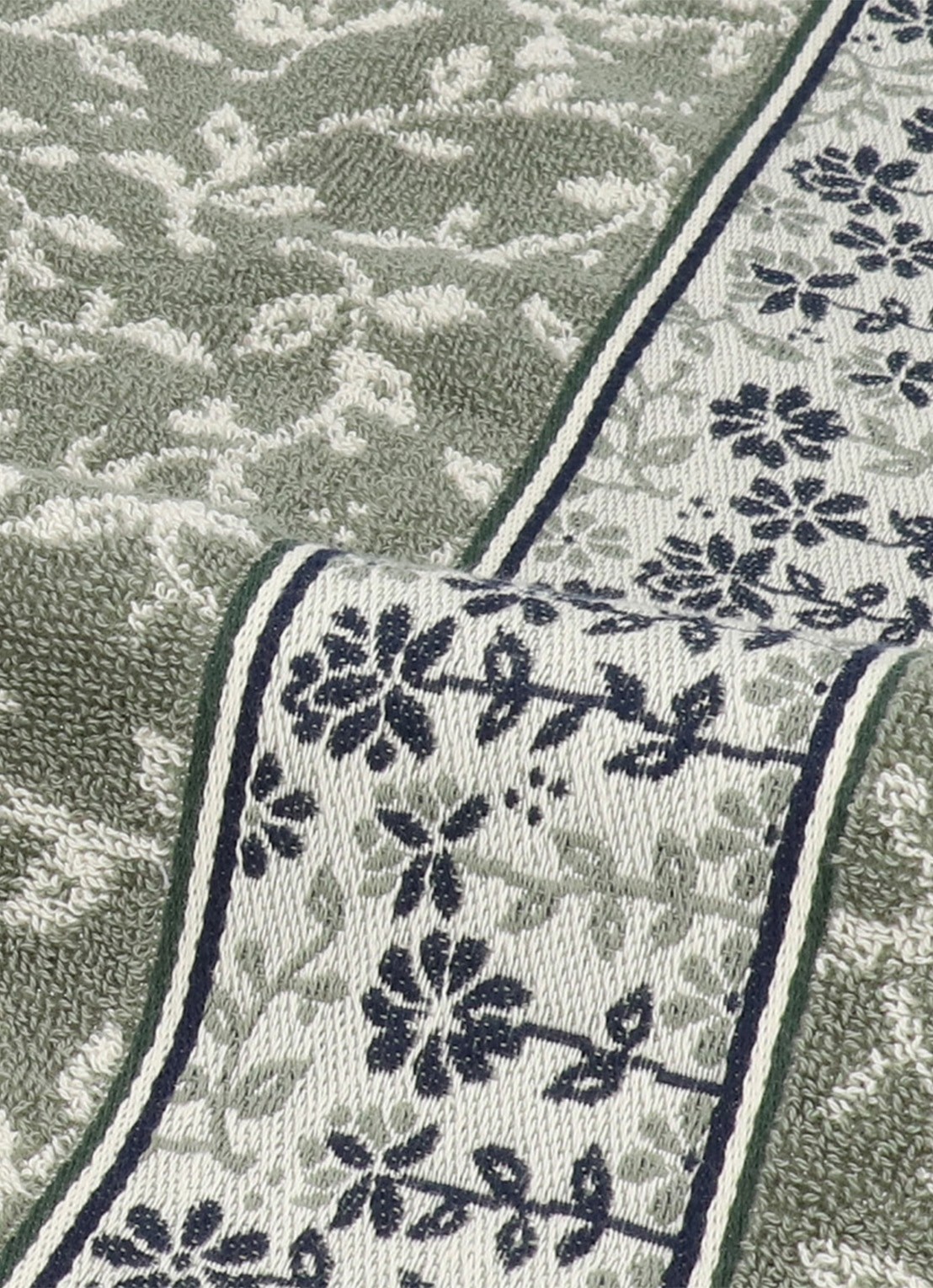 Bunzlau Castle Daydream keukendoek 53 x 60 cm  - voorkant 2 groen