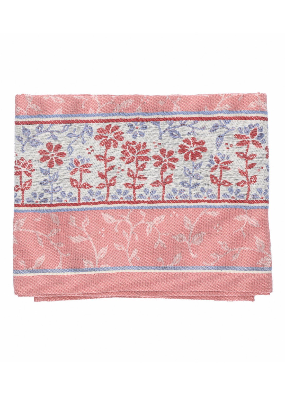 Bunzlau Castle Daydream theedoek 65 x 65 cm  - detail 3 roze