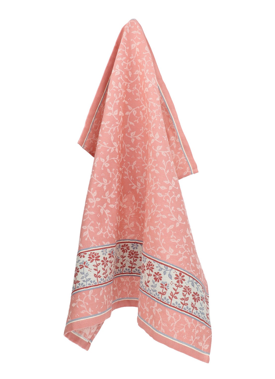 Bunzlau Castle Daydream theedoek 65 x 65 cm  - voorkant roze