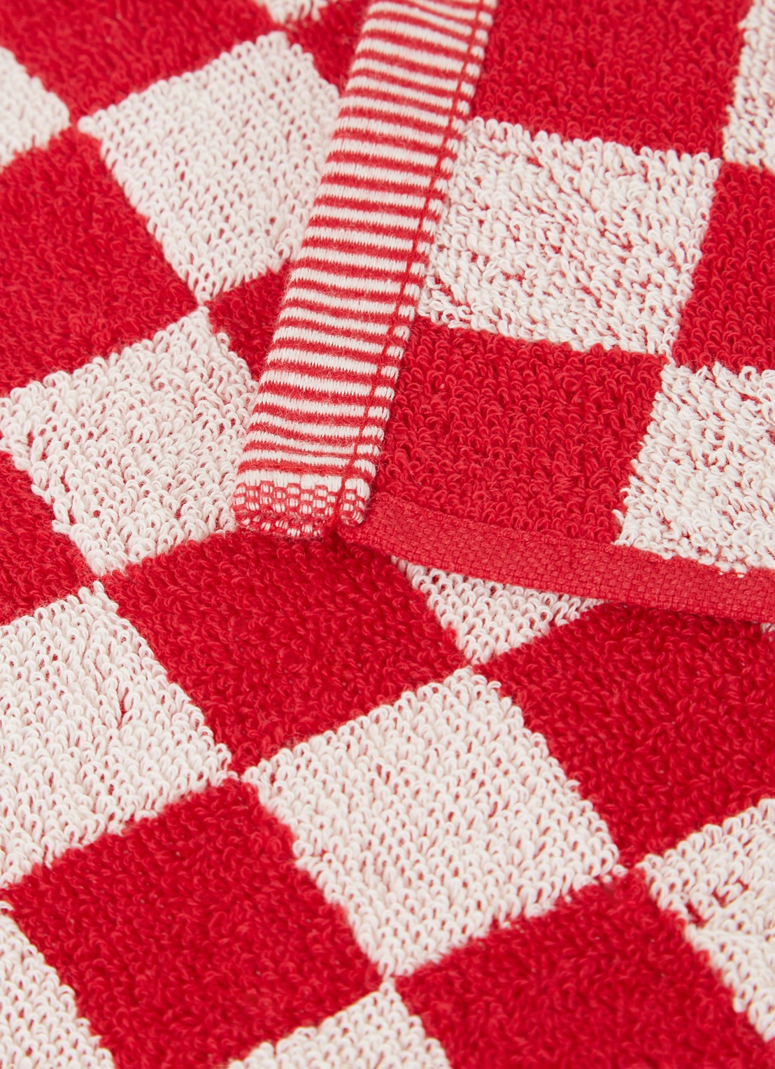 Bunzlau Castle Keukendoek van katoen 50 cm x 60 cm - detail 3 steenrood