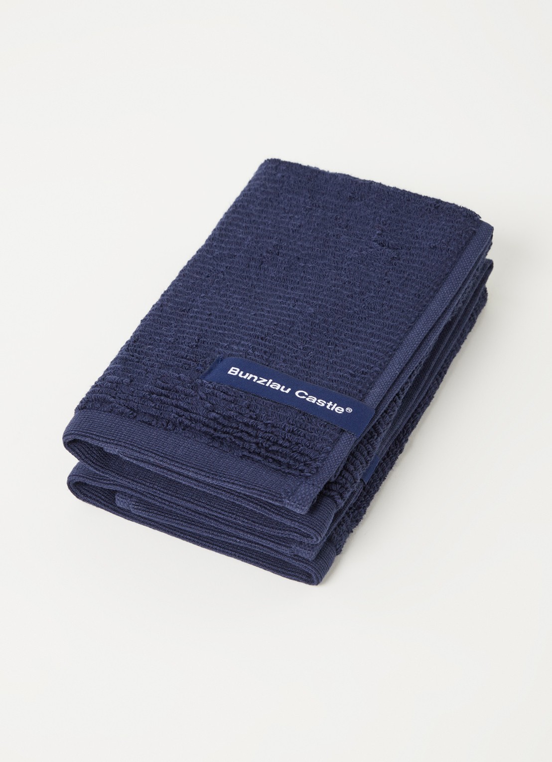 Bunzlau Castle Vaatdoek 30 x 30 cm set van 2 - voorkant 2 donkerblauw