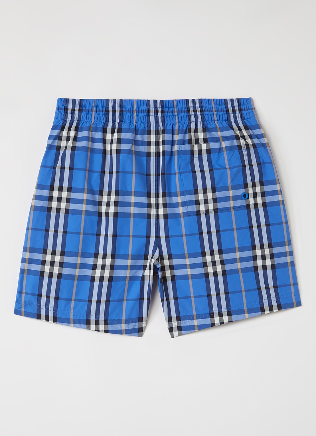 Burberry Atticus zwemshorts met ruitdessin - voorkant 2 royalblauw