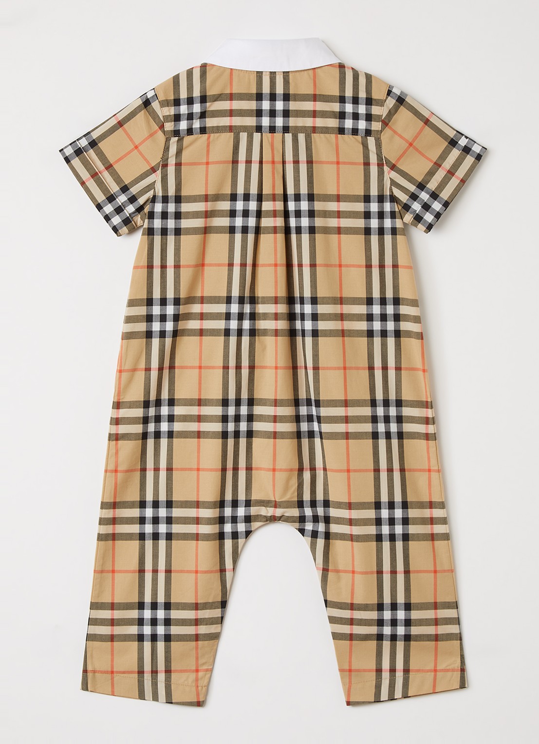 Burberry Babypak met ruitdessin - voorkant 2 beige