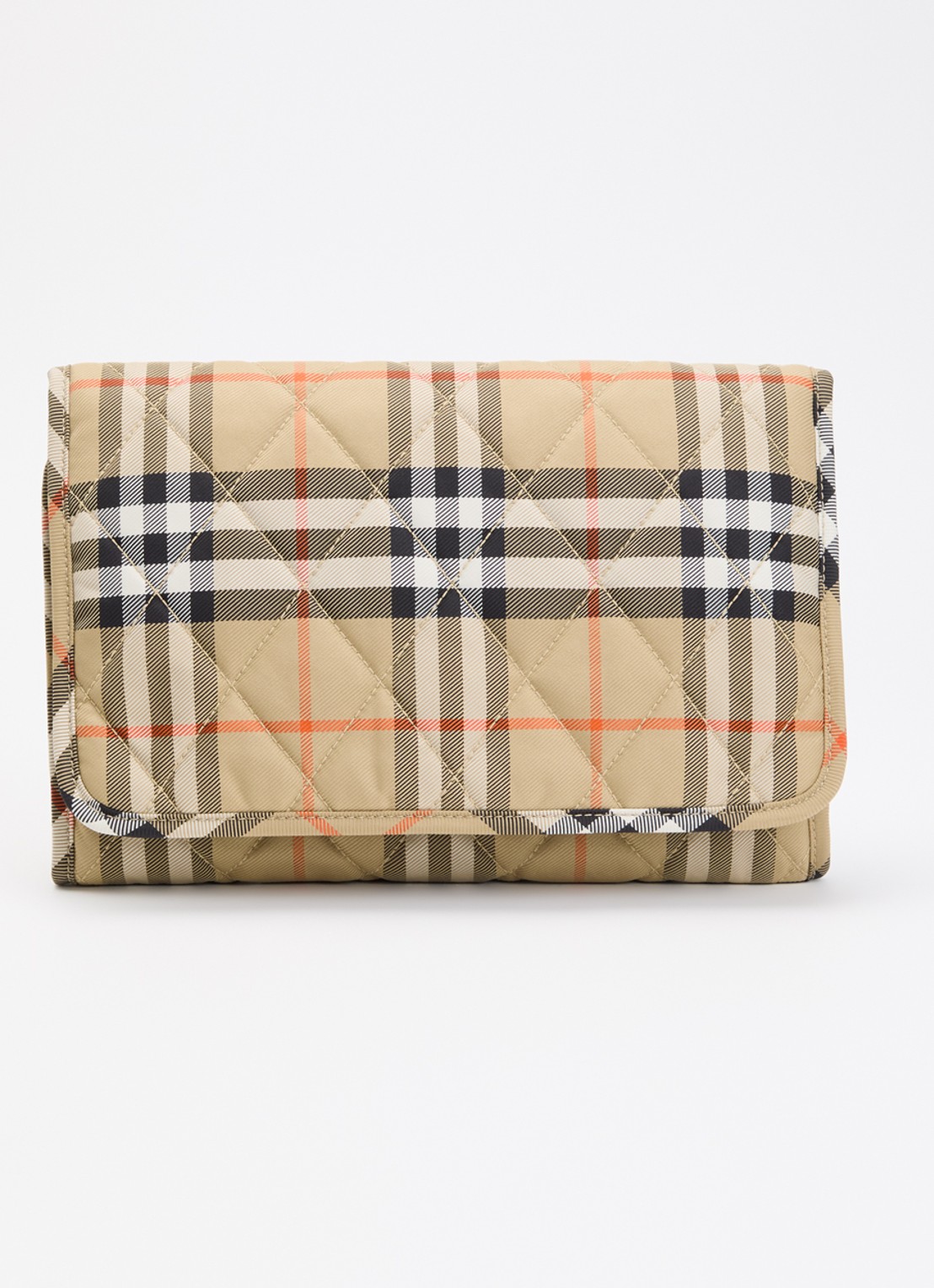 Burberry Belfast luiertas met quilt patroon en verschoningsmat - detail 3 zwart