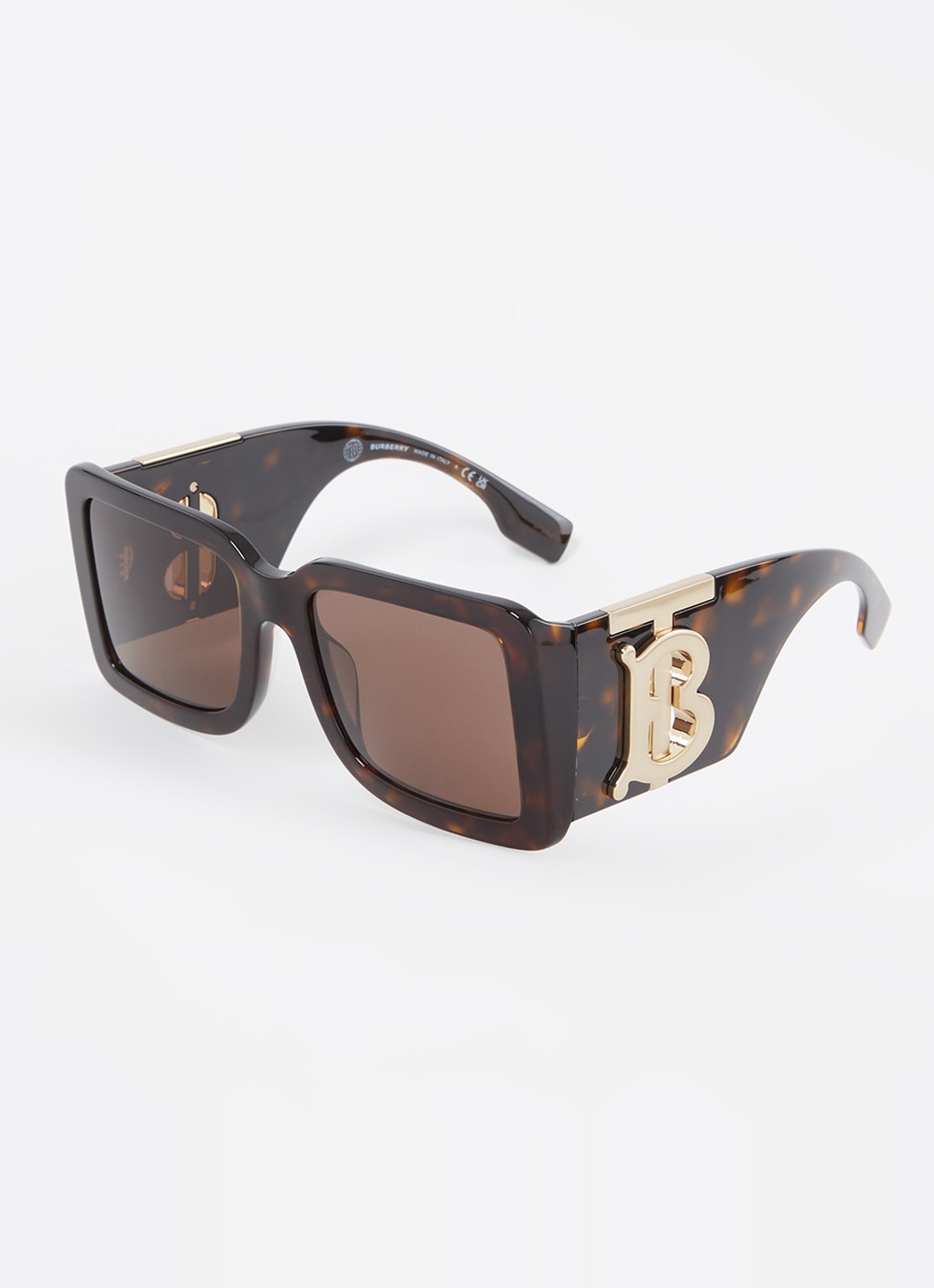 Burberry Butterfly zonnebril BE4406U - voorkant 4 donkerbruin