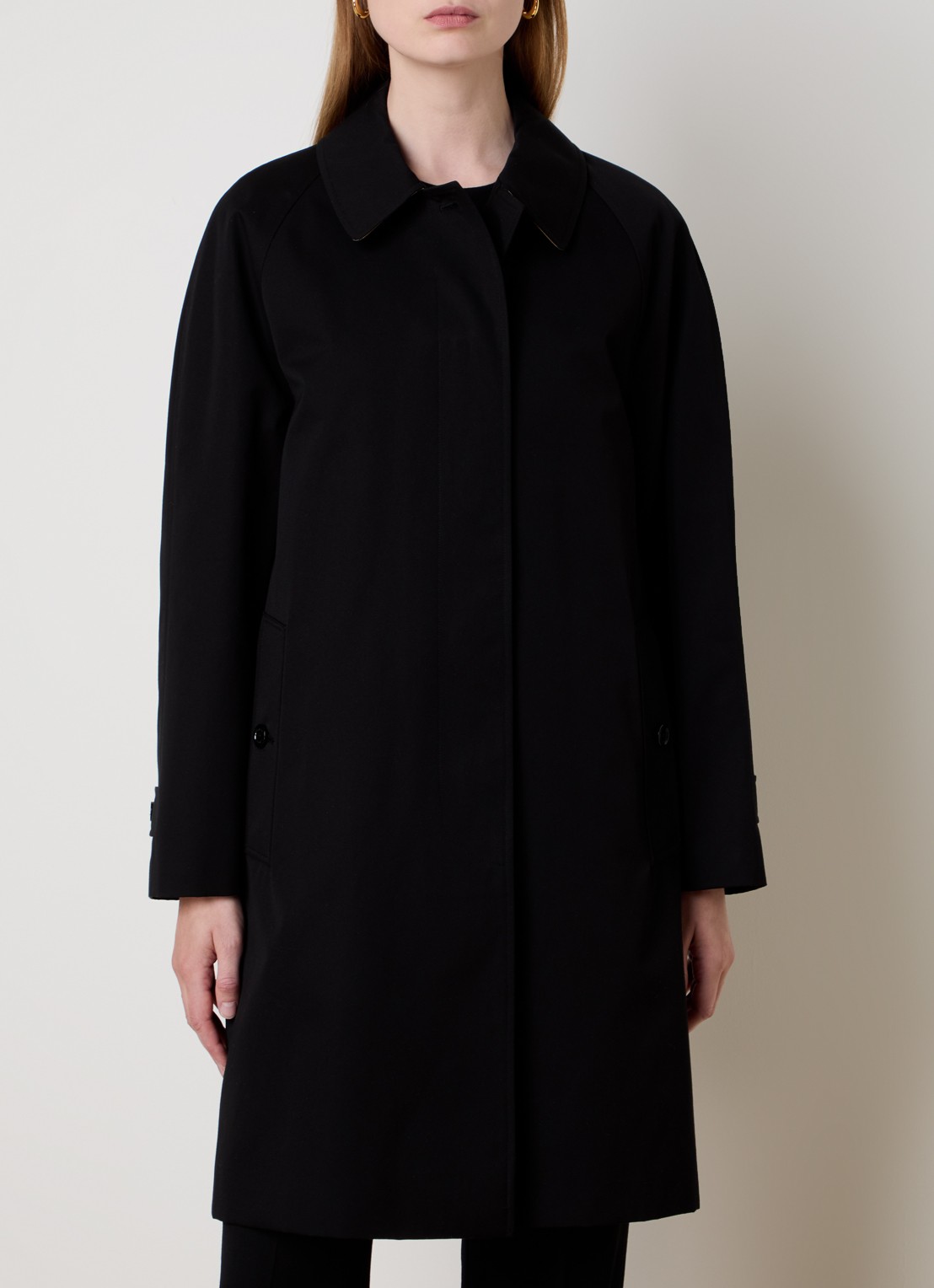 Burberry Camden trenchcoat met steekzakken - detail 2 zwart