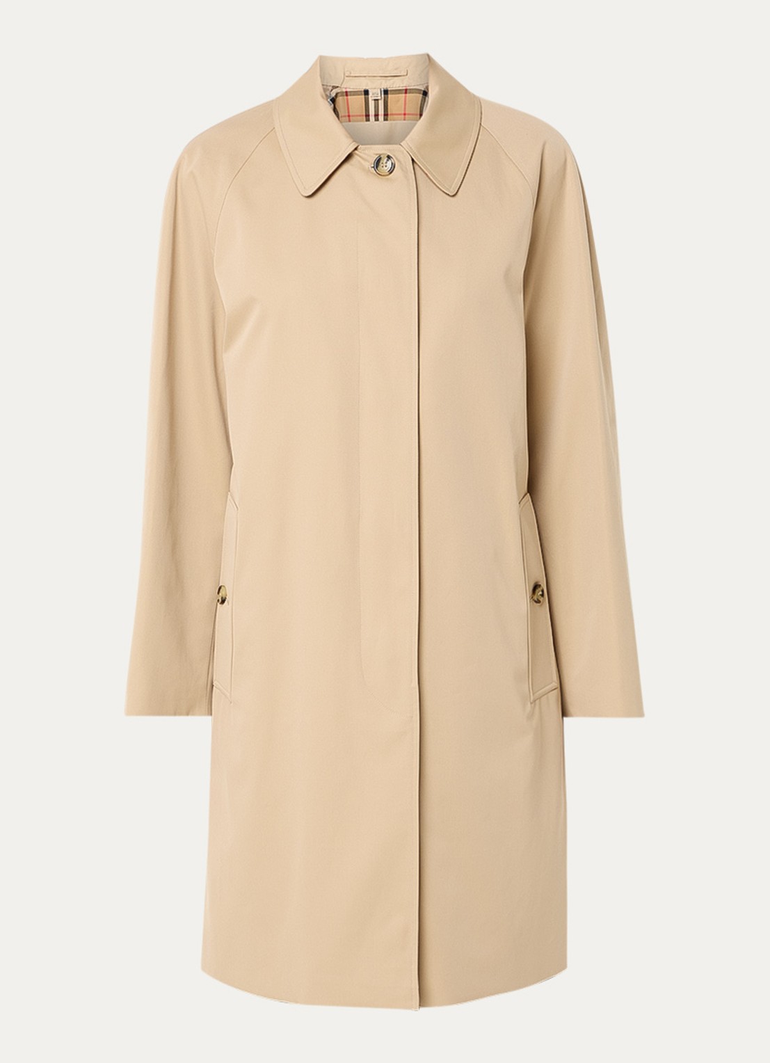 Burberry Camden trenchcoat met steekzakken - voorkant 2 camel