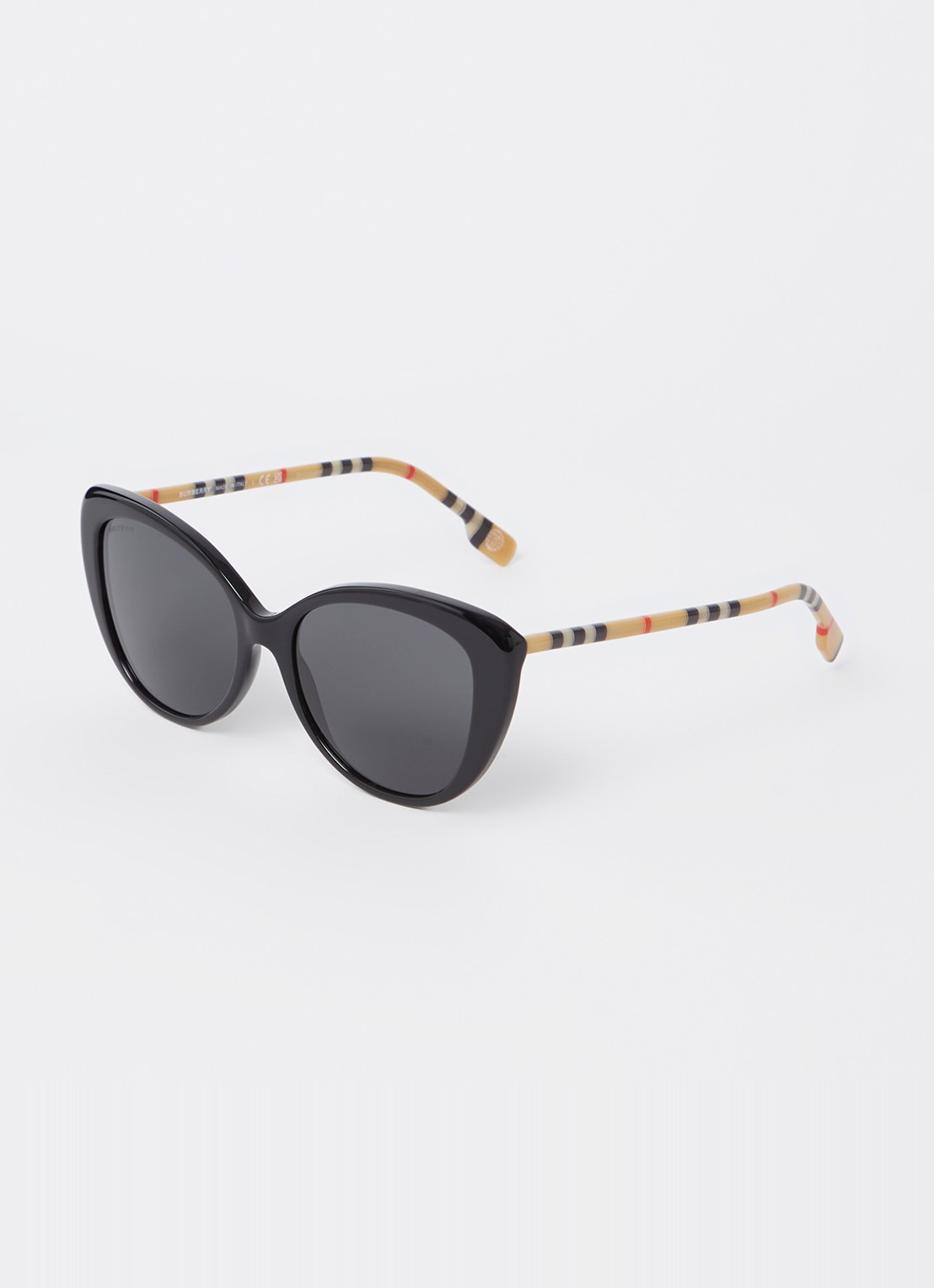 Burberry Cat Eye zonnebril BE4407 - voorkant zwart