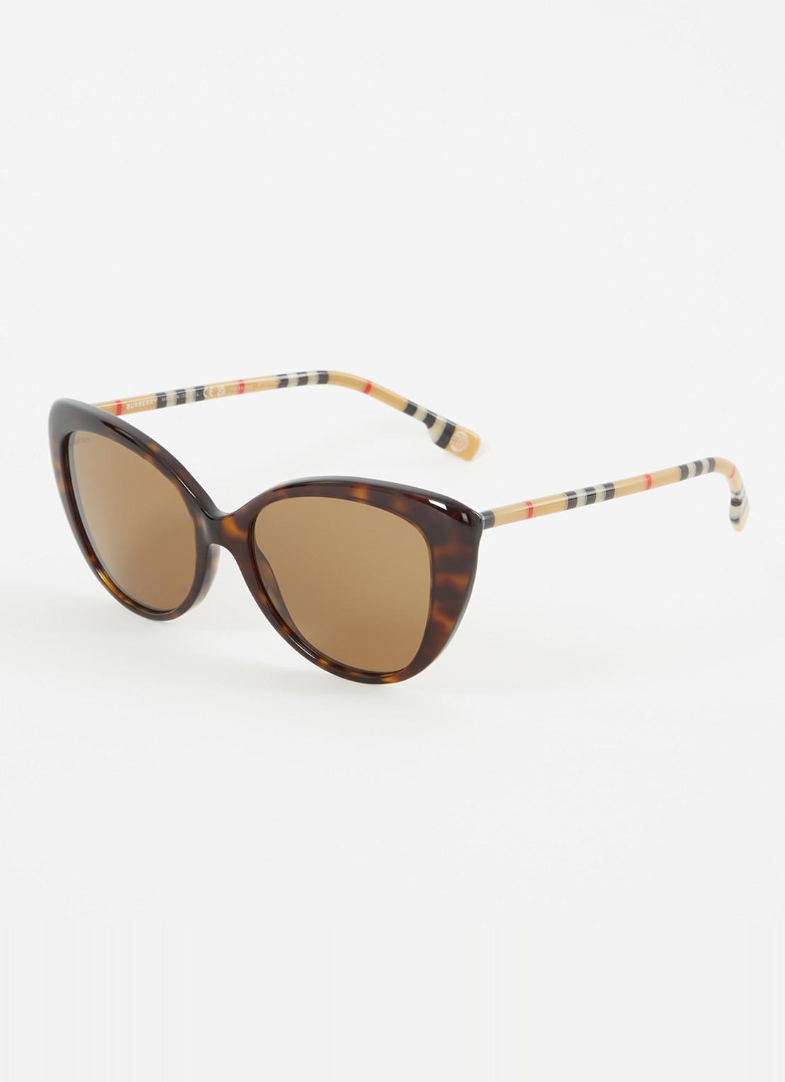 Burberry Cat Eye zonnebril BE4407   - voorkant 4 bruin