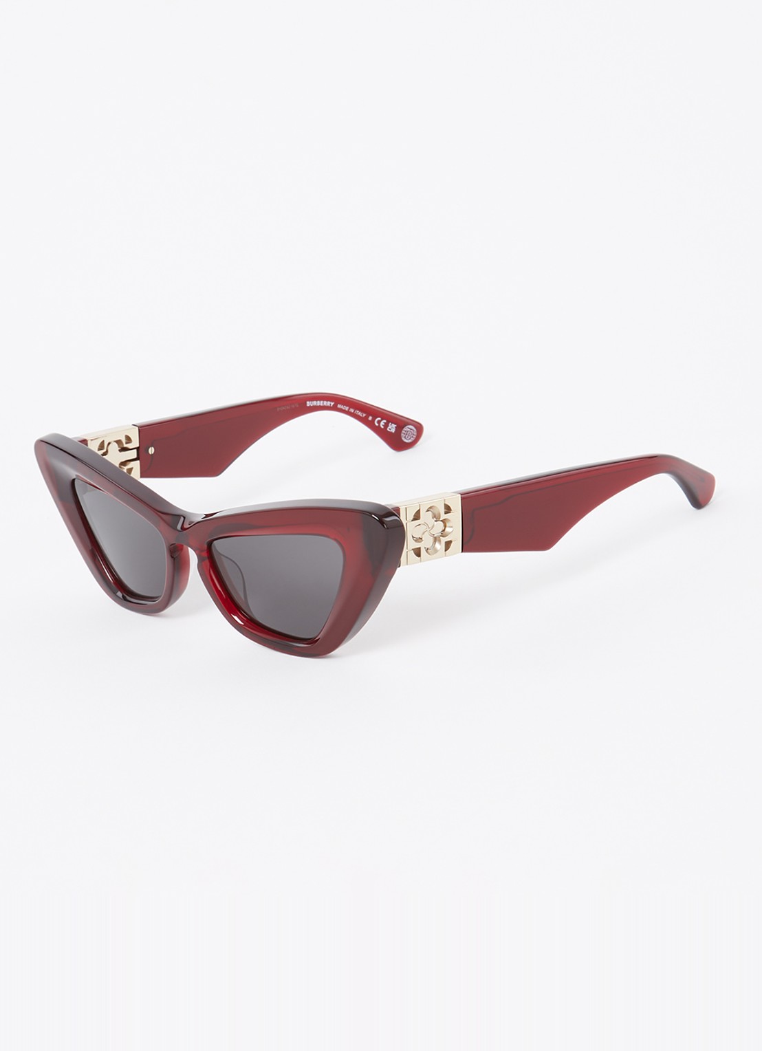 Burberry Cat Eye zonnebril BE4421U - voorkant 4 bordeauxrood