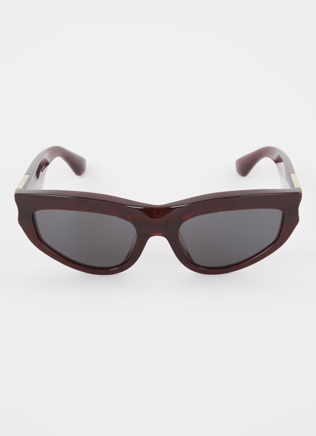 Burberry Cat Eye zonnebril BE4425U - detail donkerrood