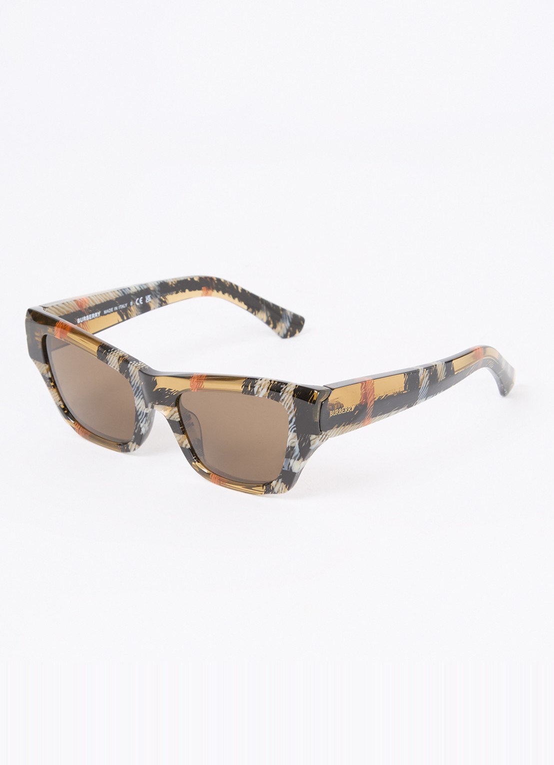 Burberry Cat Eye zonnebril BE4441U - voorkant middengrijs