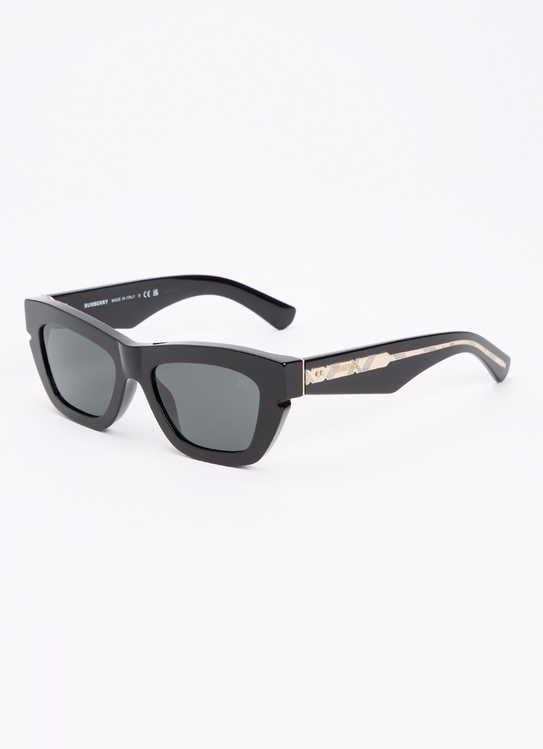 Burberry Cat Eye zonnebril BE4454 - voorkant zwart
