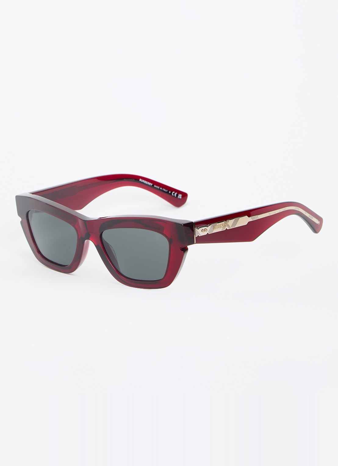 Burberry Cat Eye zonnebril BE4454 - voorkant donkerrood