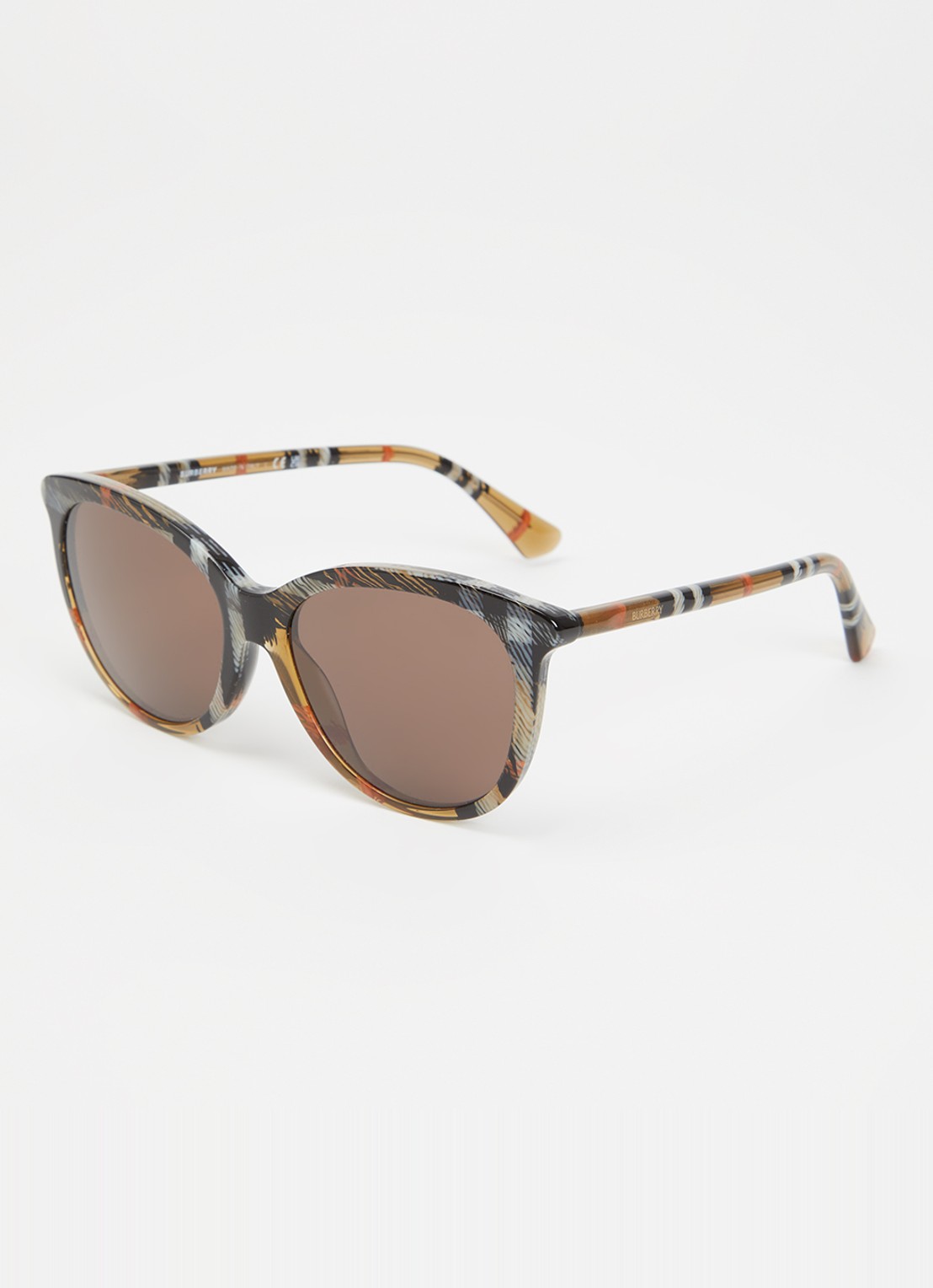 Burberry Cat Eye zonnebril BE4455 - voorkant bruin