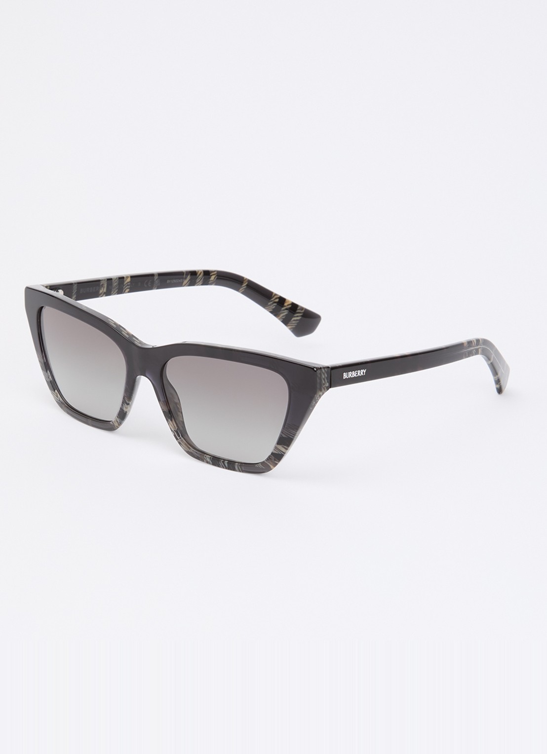 Burberry Cat Eye zonnebril BE4468 - voorkant 4 zwart