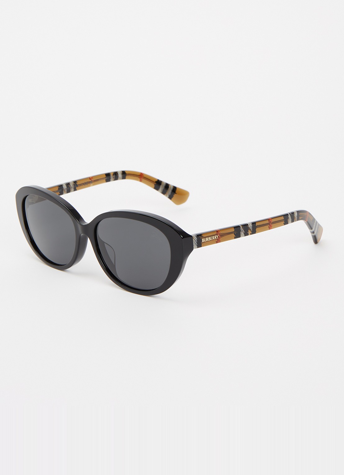 Burberry Cat Eye zonnebril BE4507D - voorkant zwart