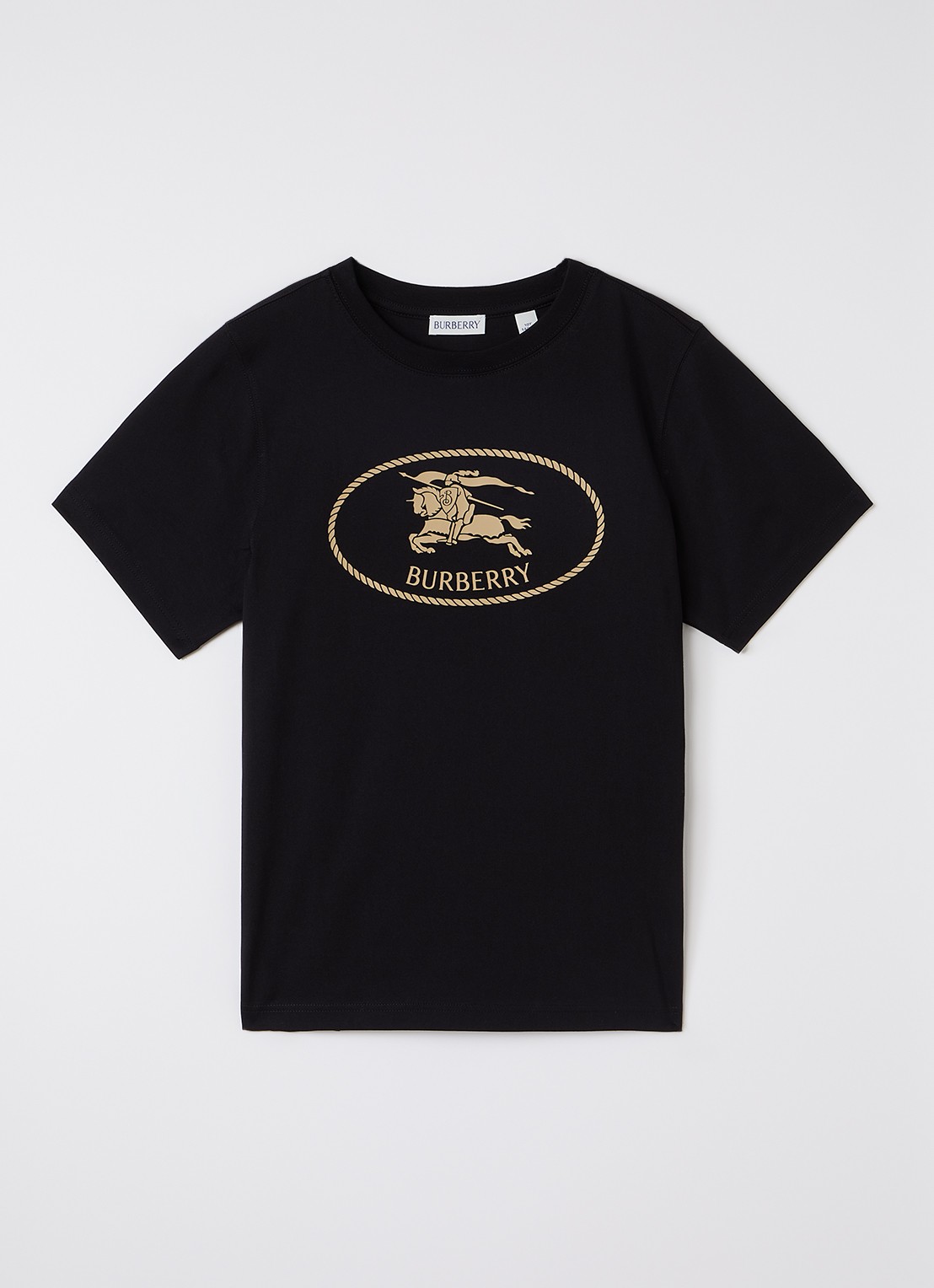 Burberry Cedar T-shirt met print - voorkant zwart
