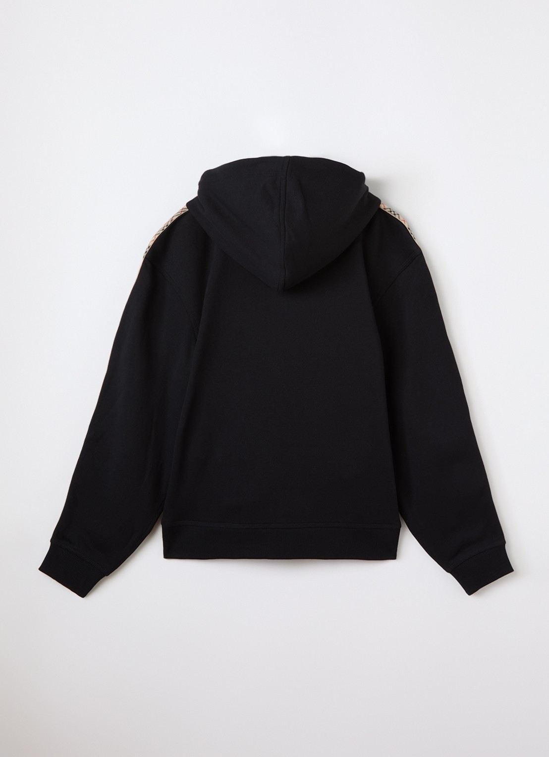 Burberry Clyde sweatvest met logoborduring - achterkant zwart