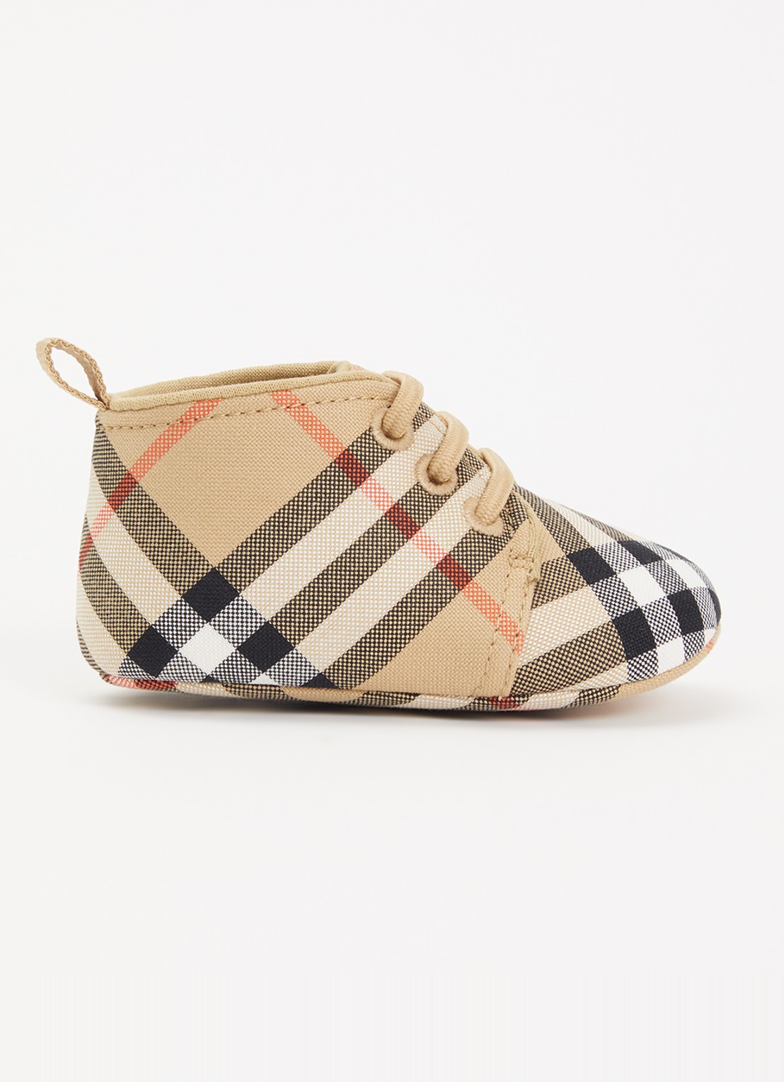 Burberry Corby babyschoentje - voorkant 2 zand