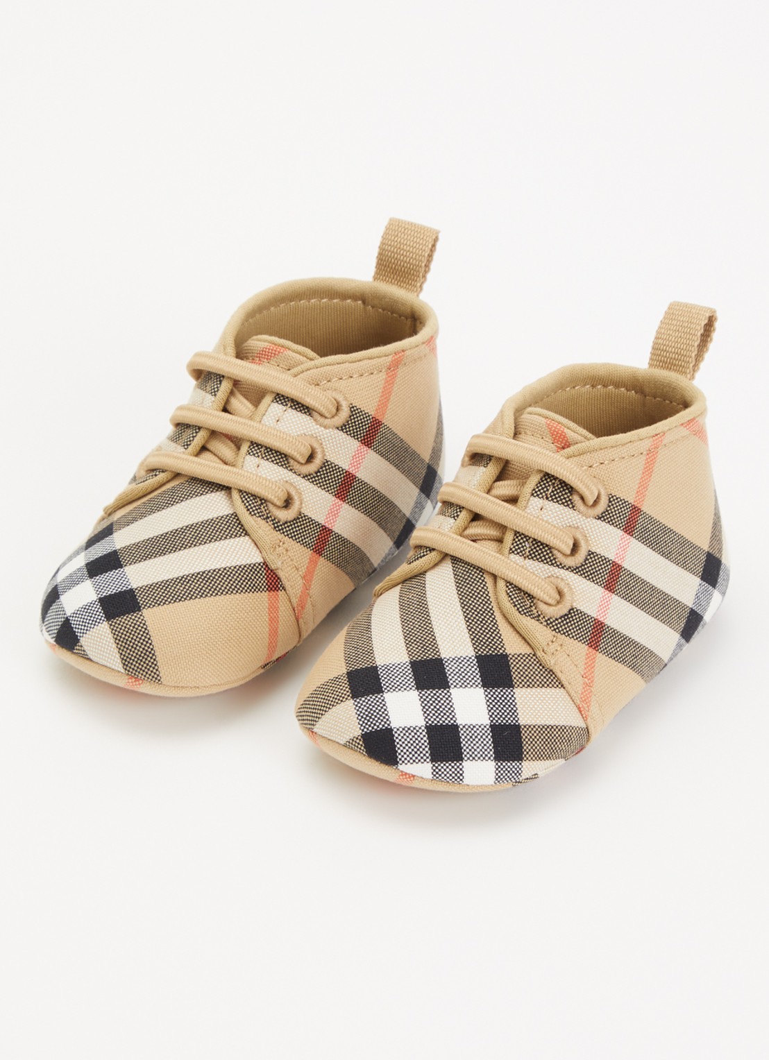 Burberry Corby babyschoentje - voorkant 3 zand