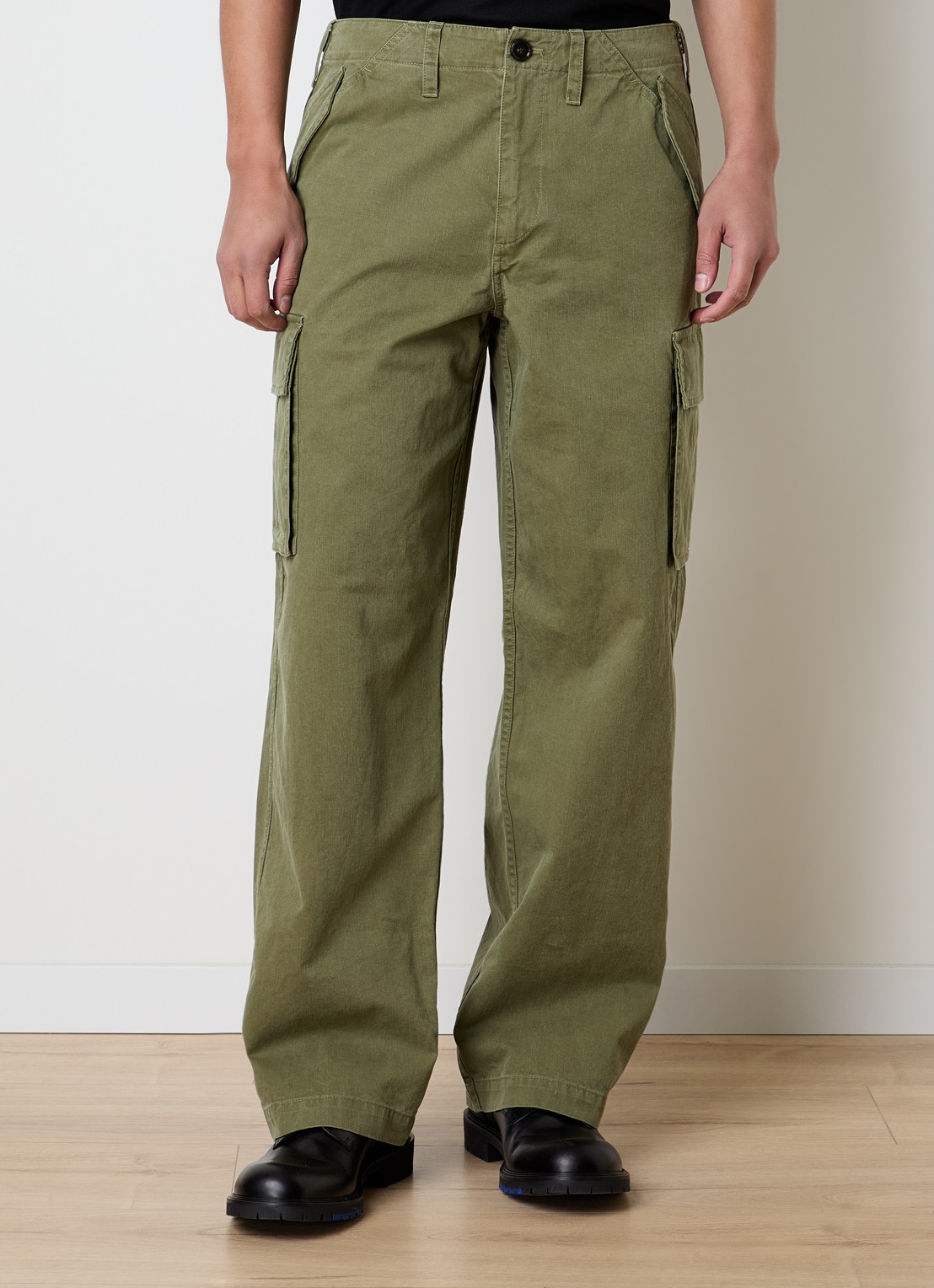 Burberry Cyrus loose fit cargobroek met klepzakken - detail 2 beige