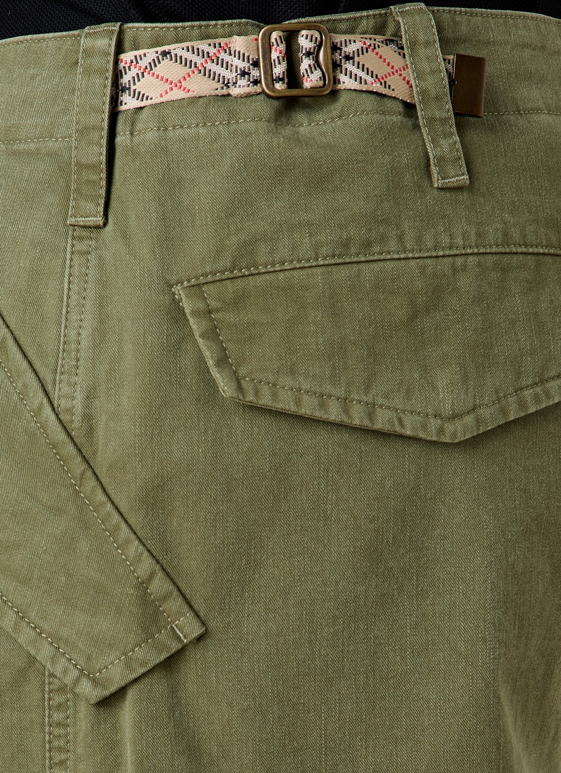 Burberry Cyrus loose fit cargobroek met klepzakken - detail 4 beige