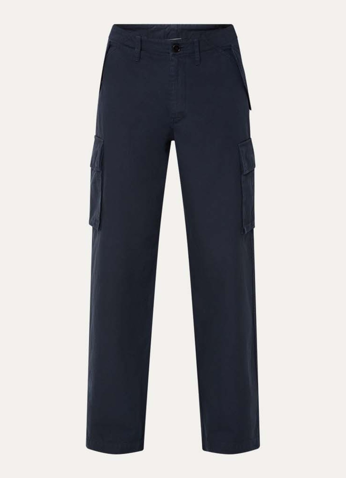 Burberry Cyrus loose fit cargobroek met klepzakken - voorkant 5 donkerblauw