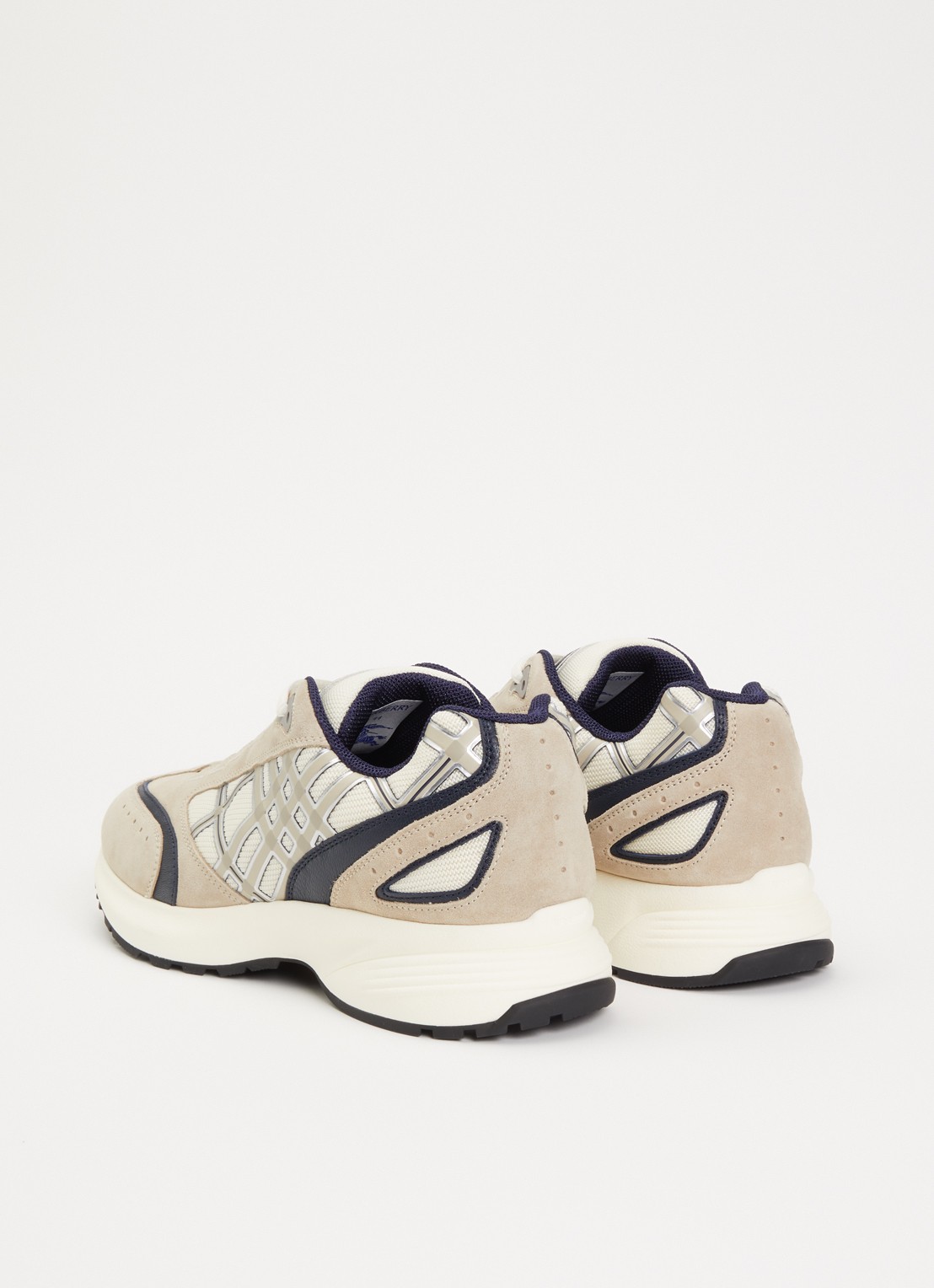 Burberry Eclipse sneaker met kalfssuède details - achterkant 5 beige