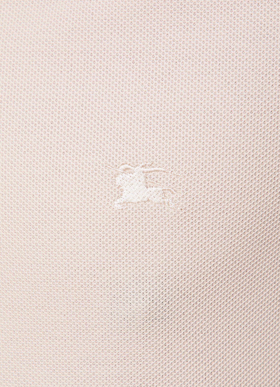 Burberry Ediie regular fit polo met logo - detail 5 beige