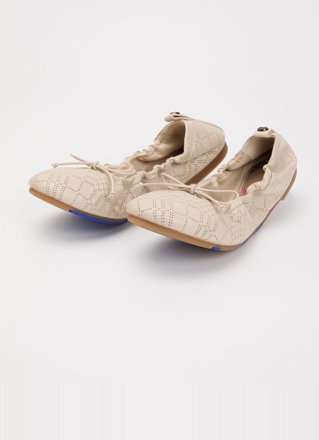 Burberry Fawn ballerina van lamsleer - detail 2 beige