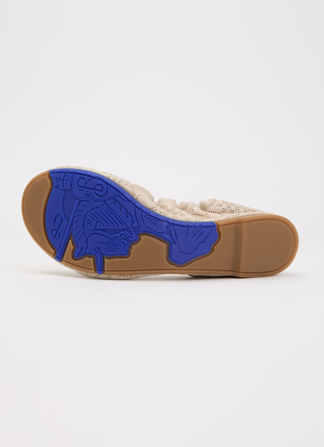 Burberry Fawn ballerina van lamsleer - detail 4 beige