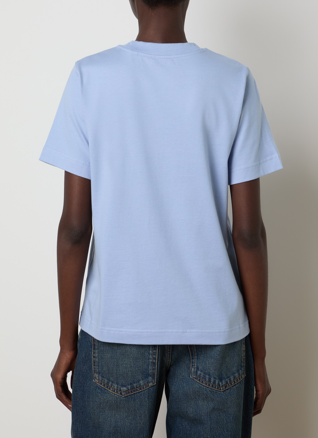 Burberry Frankie T-shirt met logo - achterkant 5 lavendel