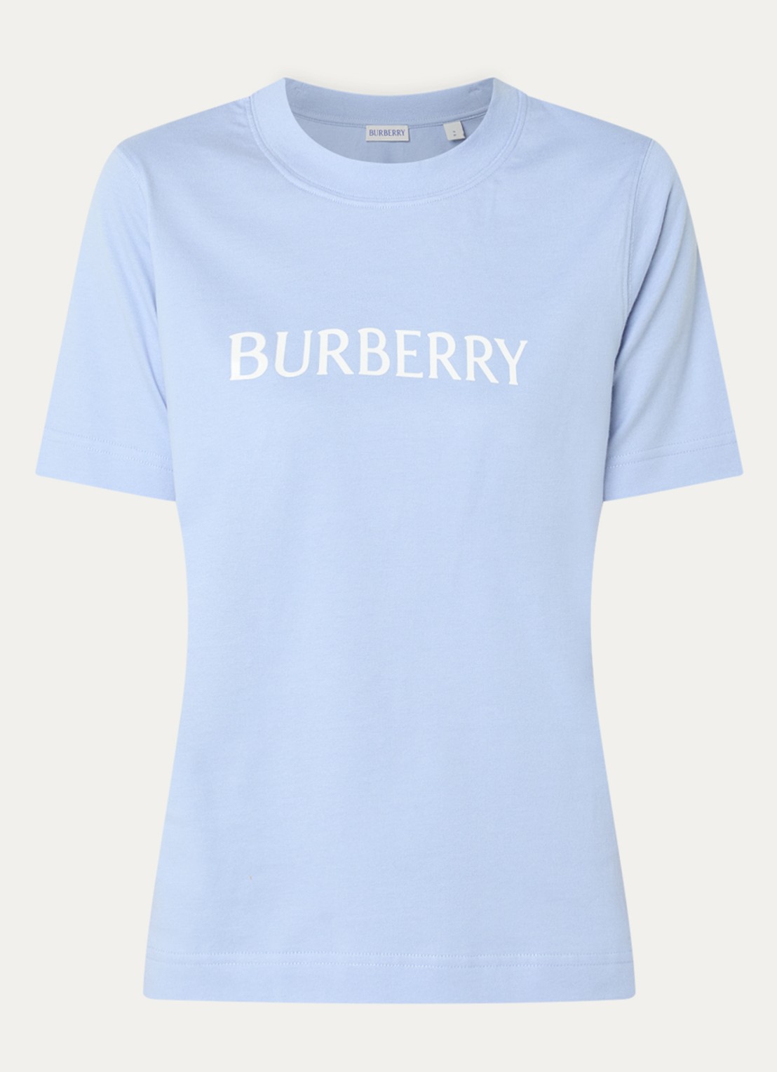 Burberry Frankie T-shirt met logo - voorkant lavendel