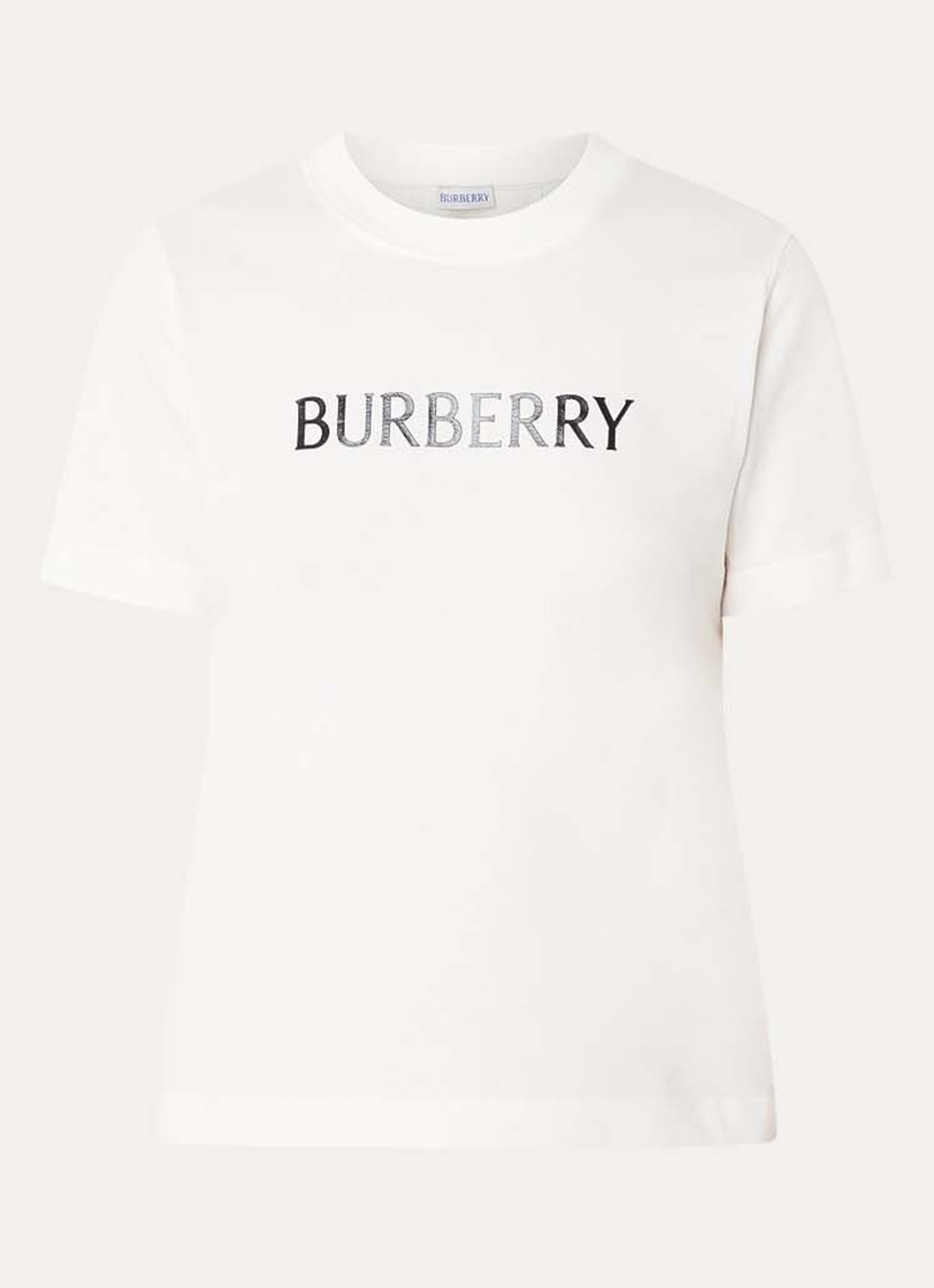 Burberry Frankie T-shirt met logoprint - voorkant wit
