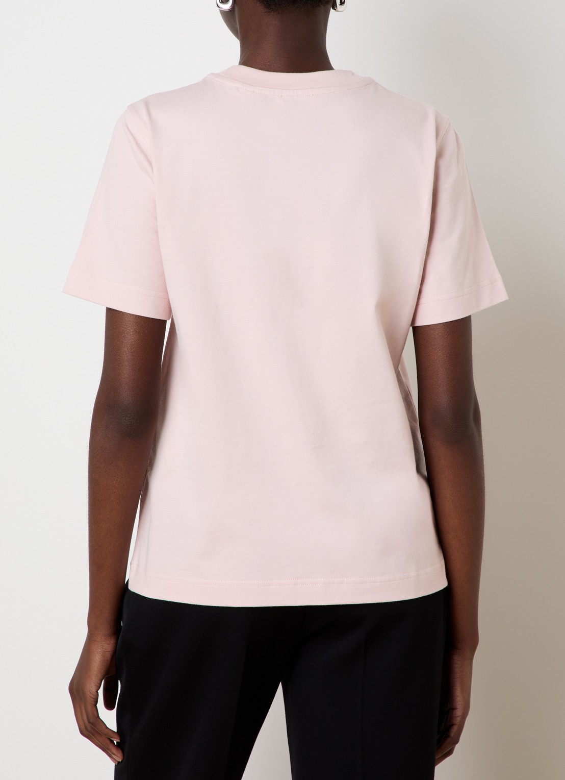 Burberry Frankie T-shirt met logoprint - achterkant 5 lichtroze