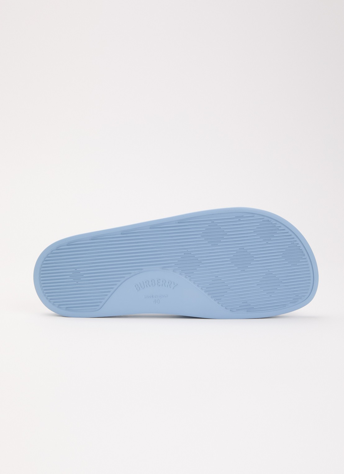 Burberry Furley slipper met logo - detail 5 blauw