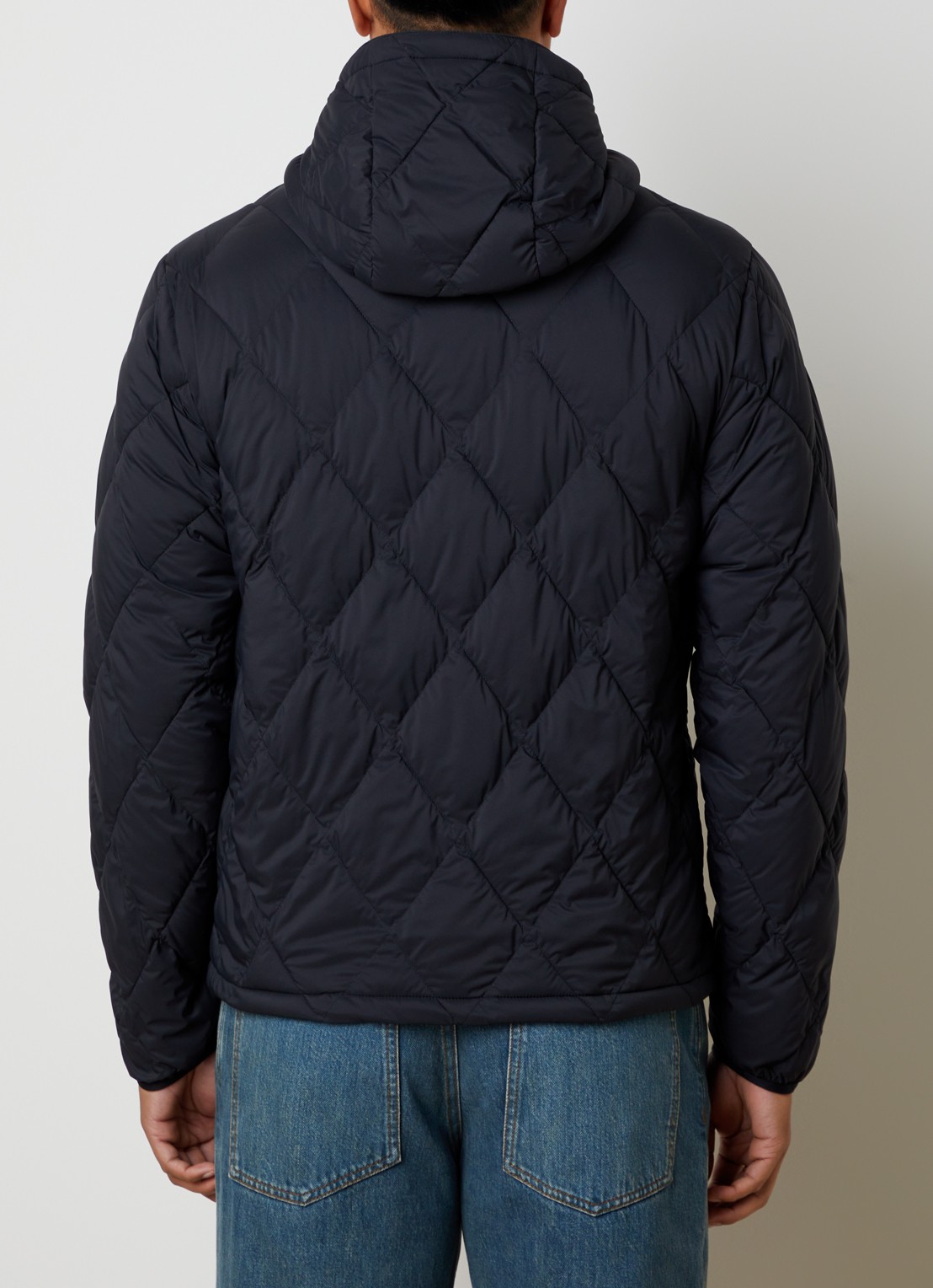 Burberry Hescott gewatteerd jack met quilt patroon  - achterkant 4 zwart