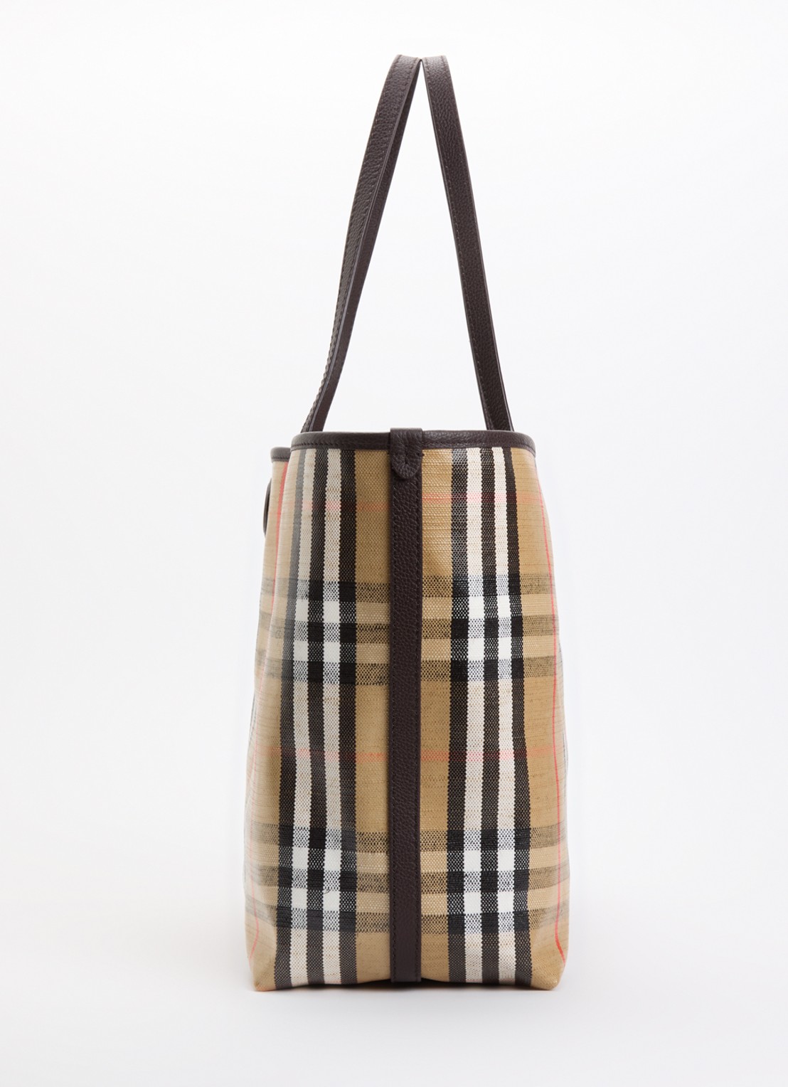 Burberry Highlands shopper met kalfsleren details - detail 4 beige