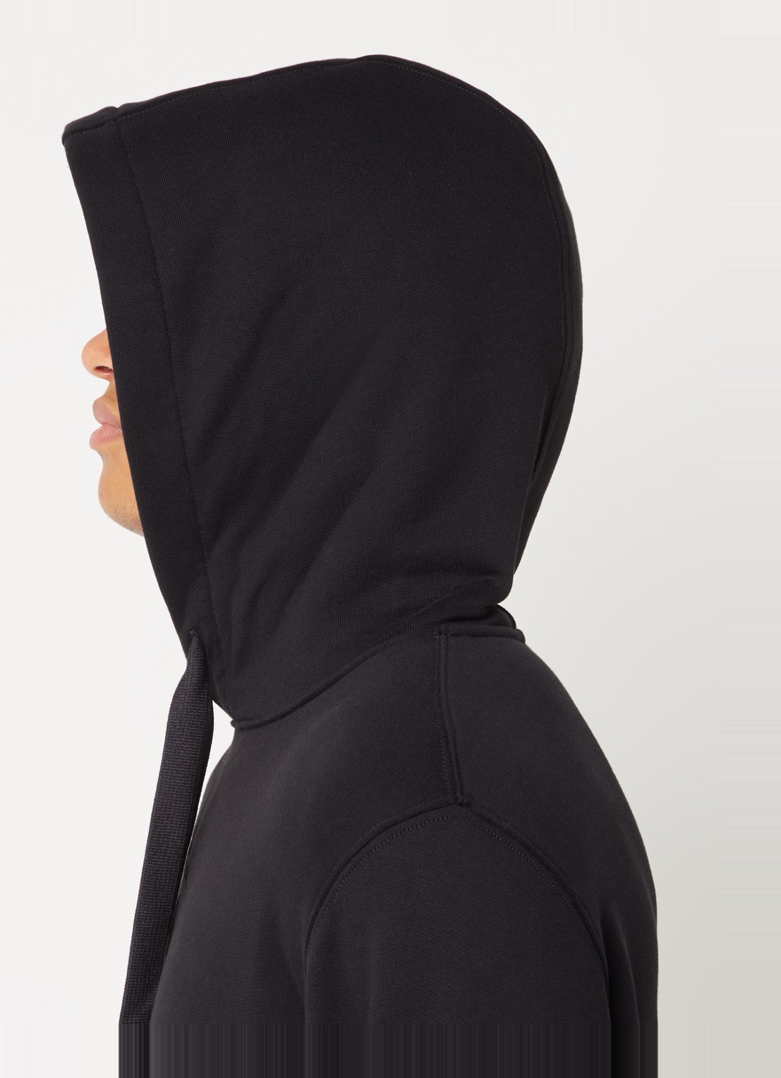 Burberry Hoodie met logoborduring - detail 3 zwart