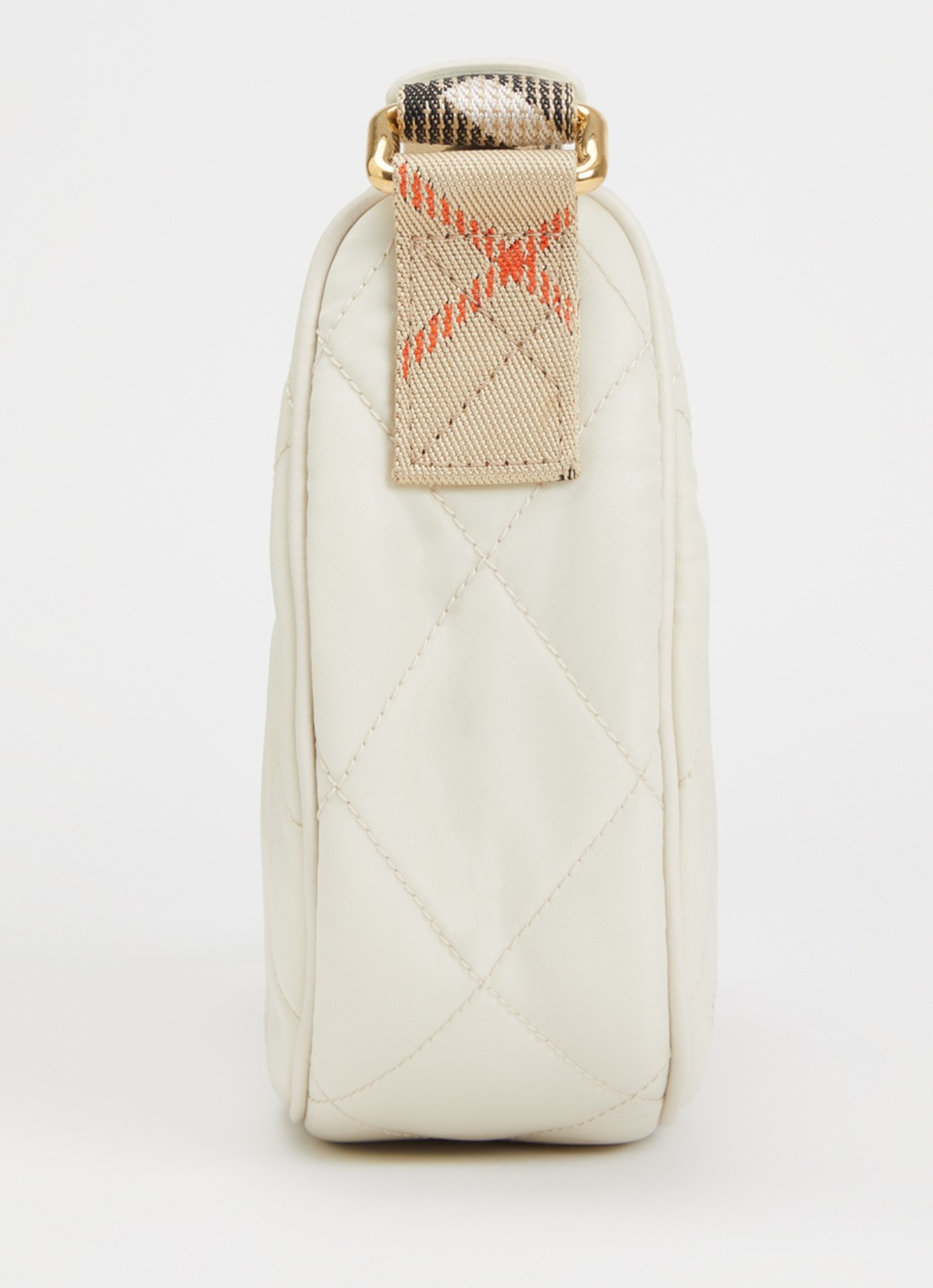 Burberry Horseshoe crossbodytas met quilt patroon en kalfsleren deails - detail 4 beige
